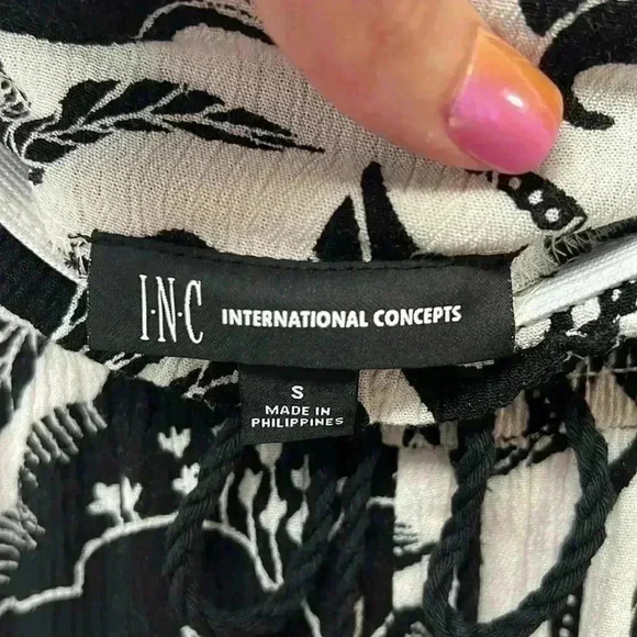 I.N.C. International Concepts Wide Leg Pull On Stretch Resort Pants Size Small - Picture 5 of 10
